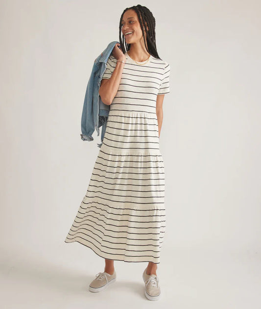 Vintage Slub Midi Dress