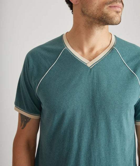Varsity V Neck Tee