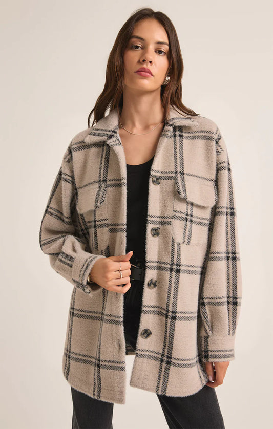 Plaid Trucker Jacket