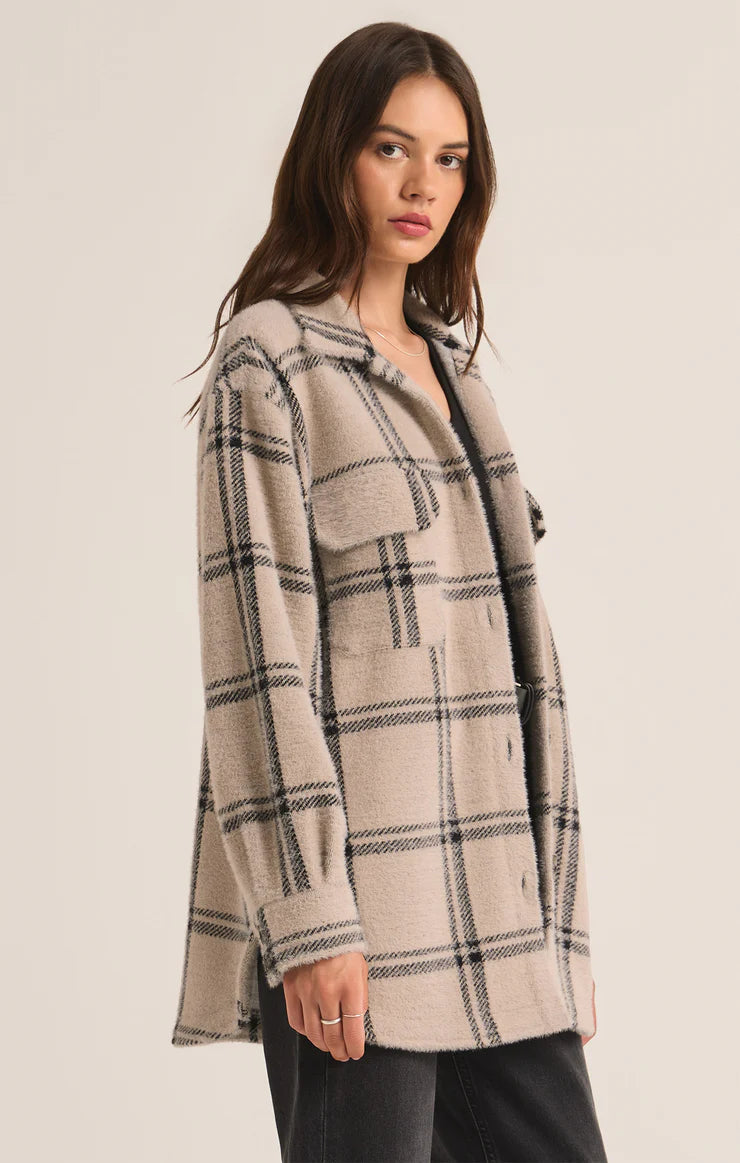 Plaid Trucker Jacket