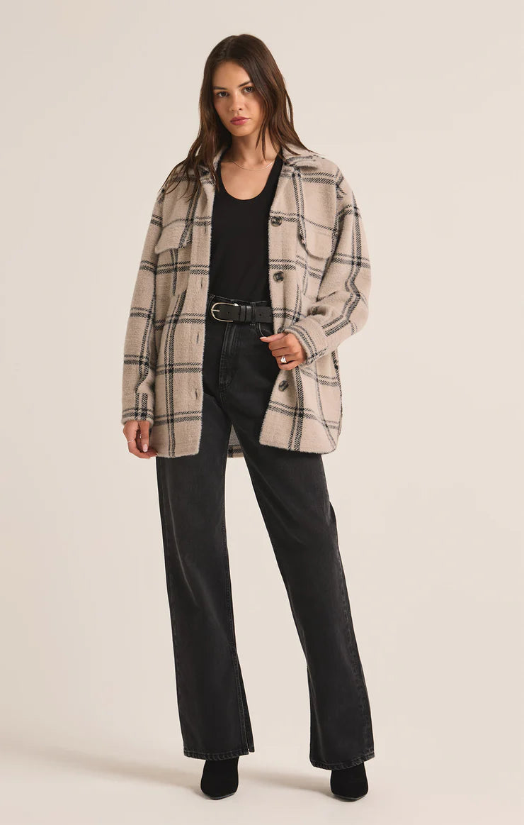 Plaid Trucker Jacket