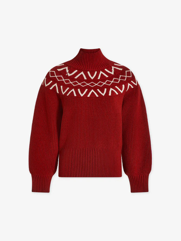 Marcie Fair Isle Yoke Knit