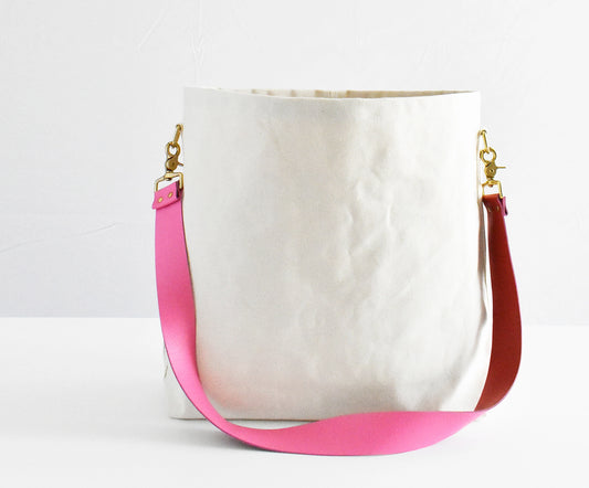 Canvas + Leather Tote