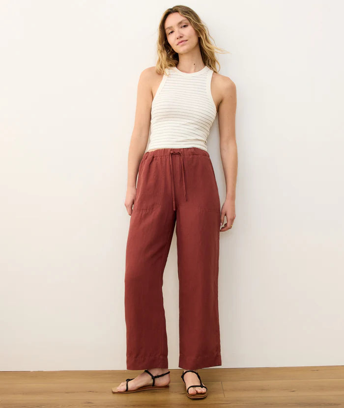 Lexi Rib Sun-In High Neck Crop Tank