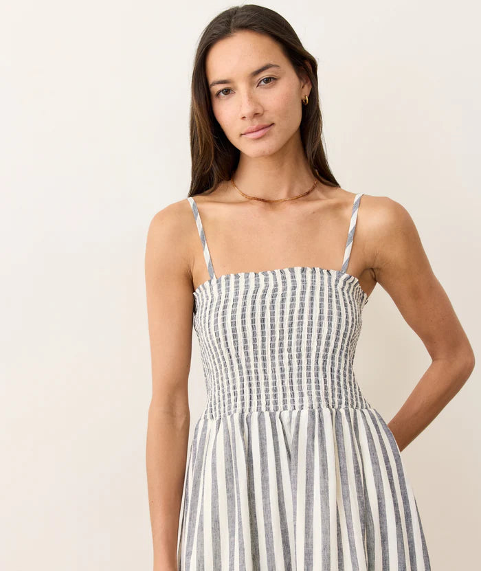 Sutton Smocked Strapless Dress