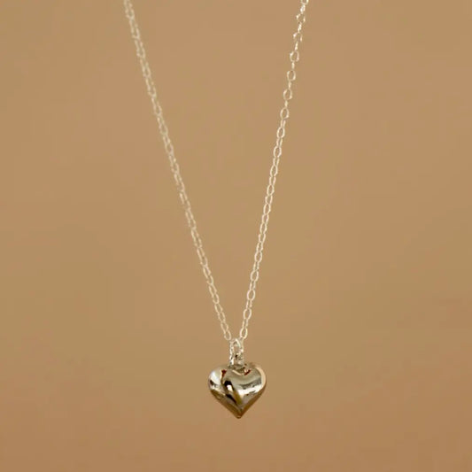 Clara Puff Heart Necklace