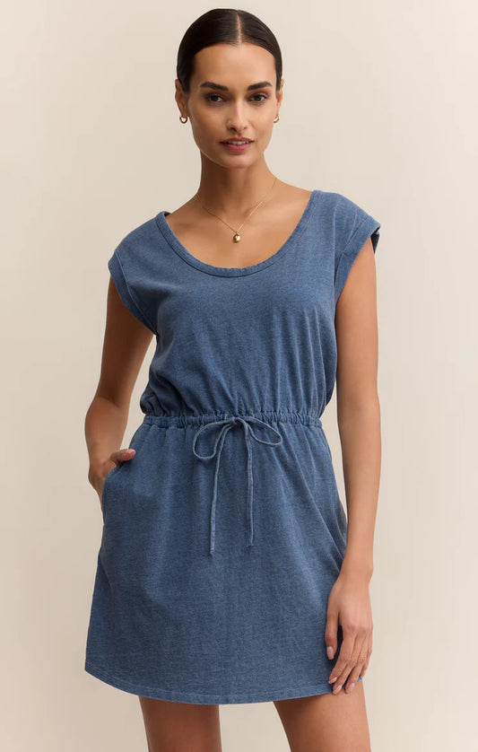 Dayshift Jersey Denim Mini Dress