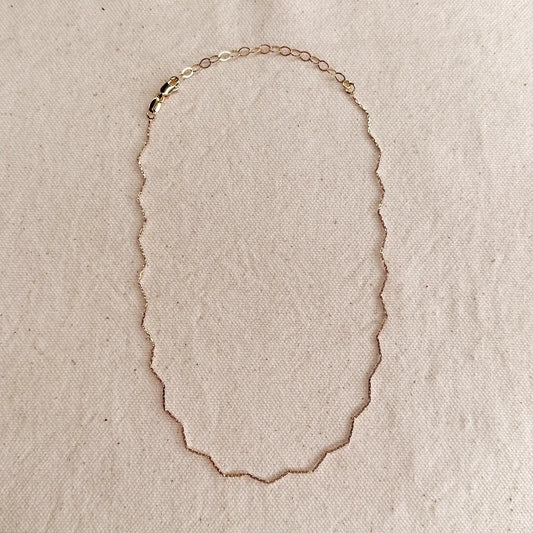 Zig Zag Anklet
