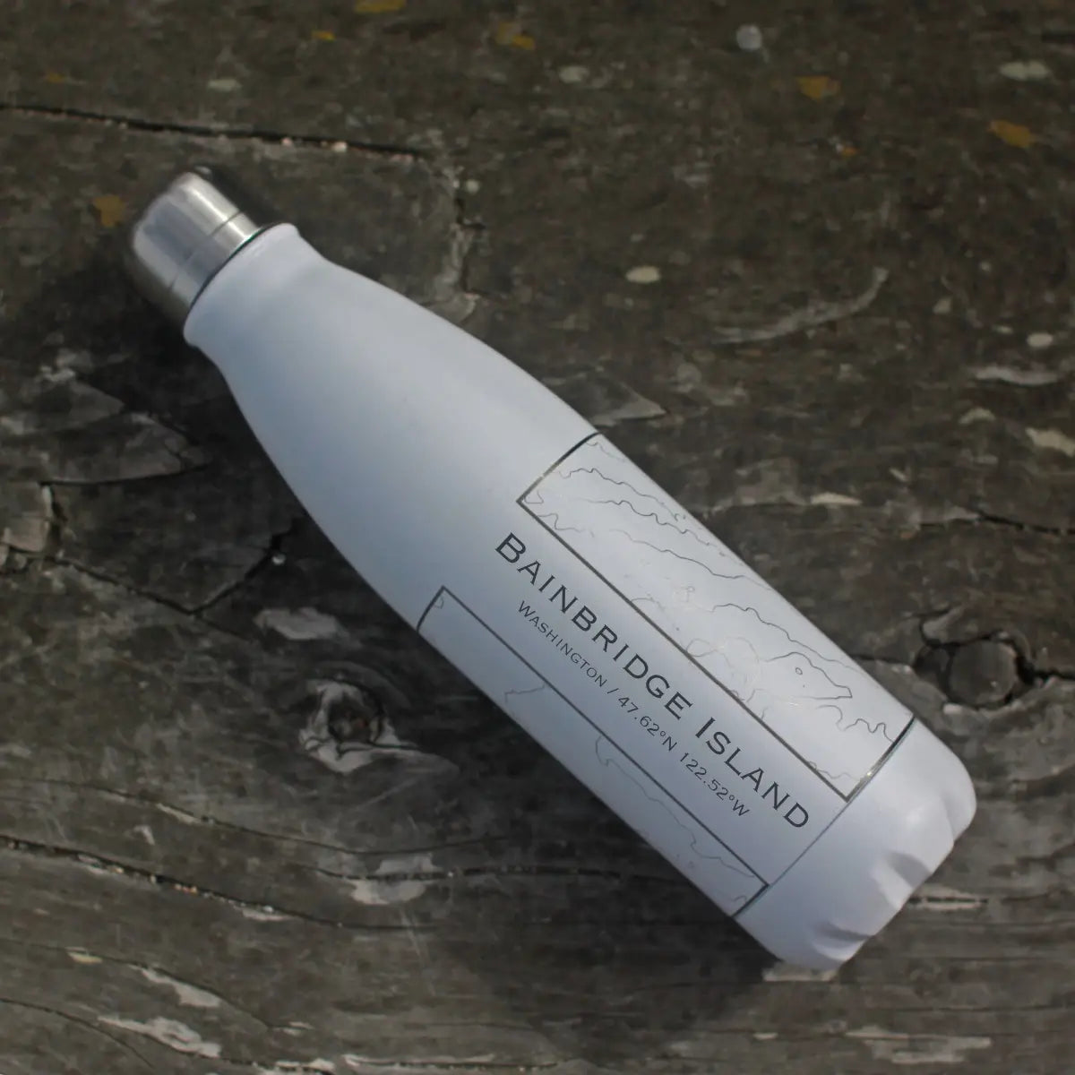 Bainbridge Map Insulated Bottle