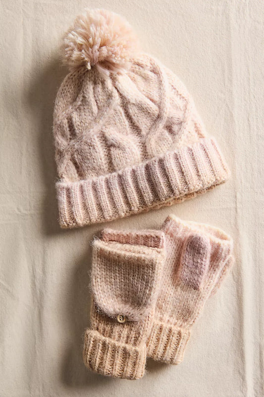 Rainbow Run Hat + Glove Set