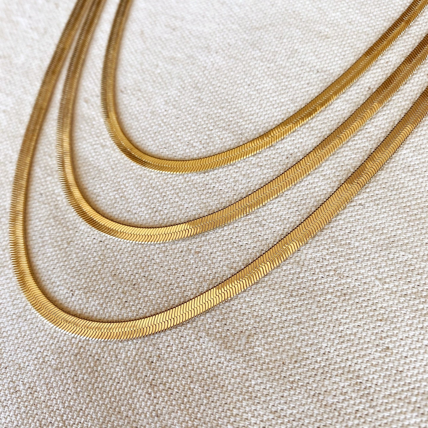 14” Herringbone Choker