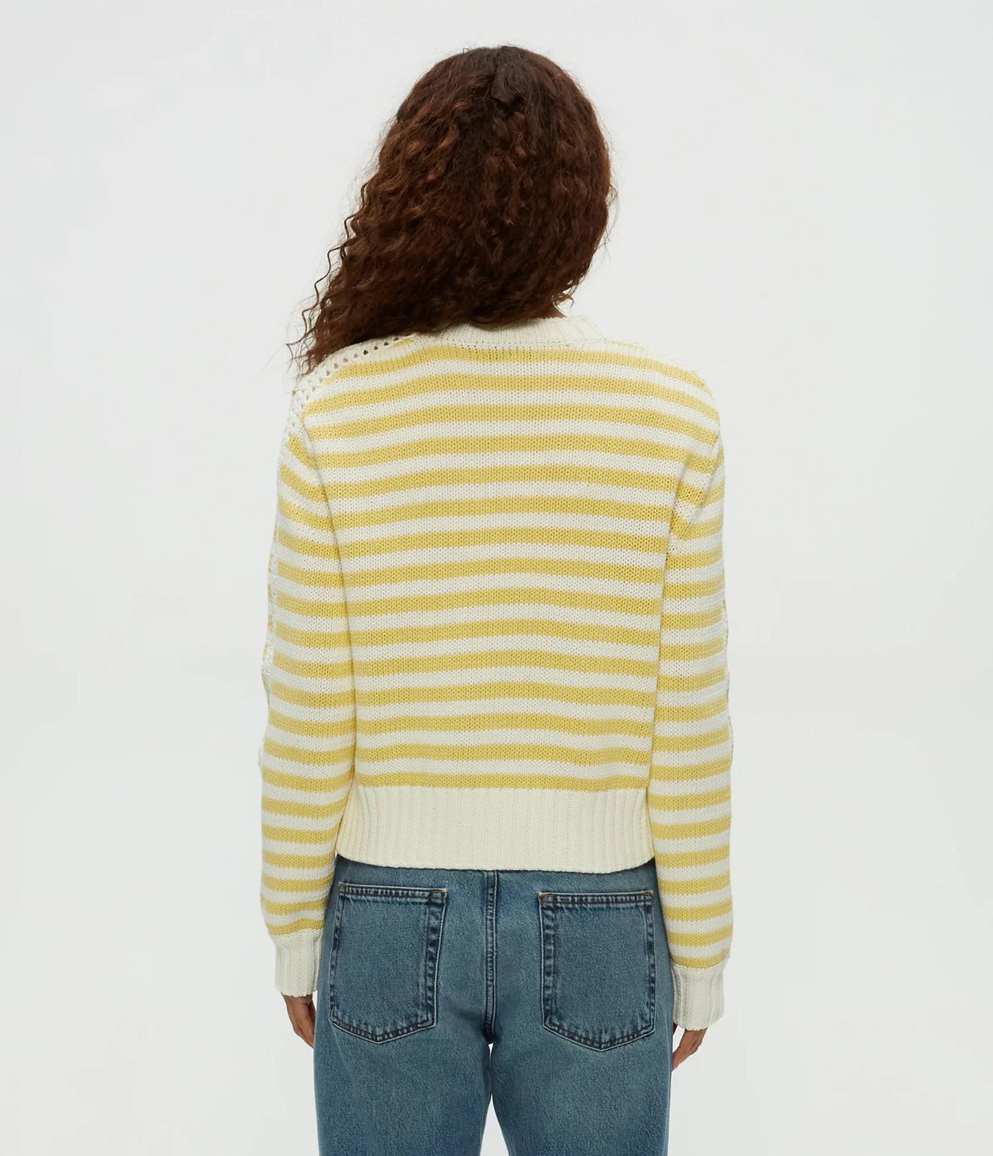 Merle Striped Crew Neck Sweater
