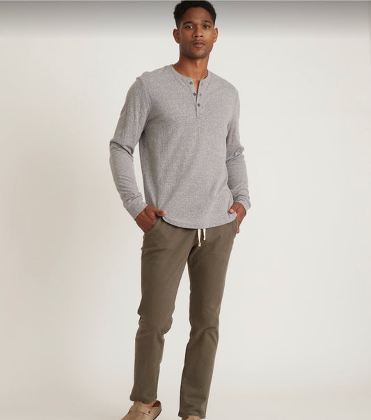 Double Knit Long Sleeve Henley
