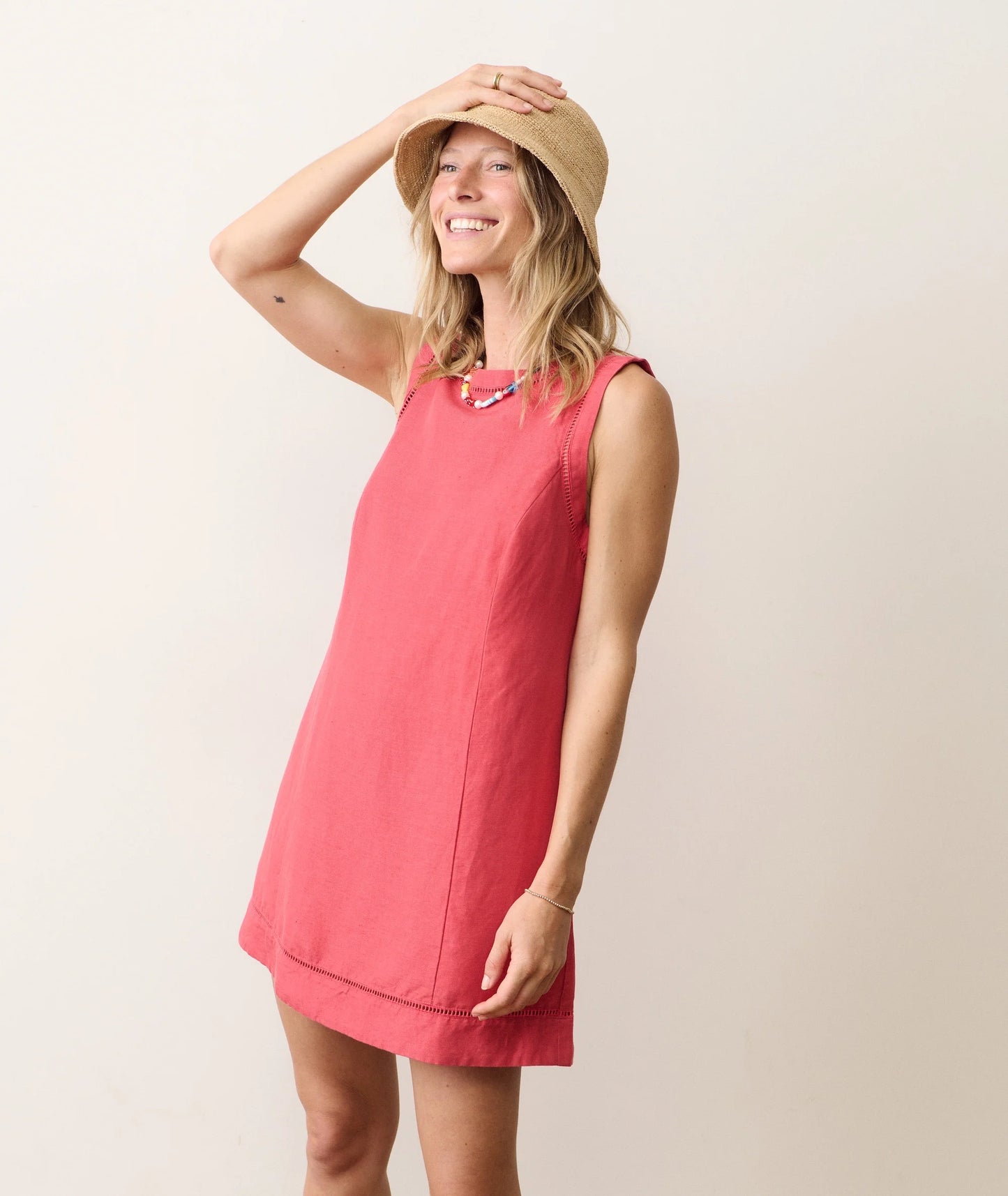 Cora Linen Mini Dress