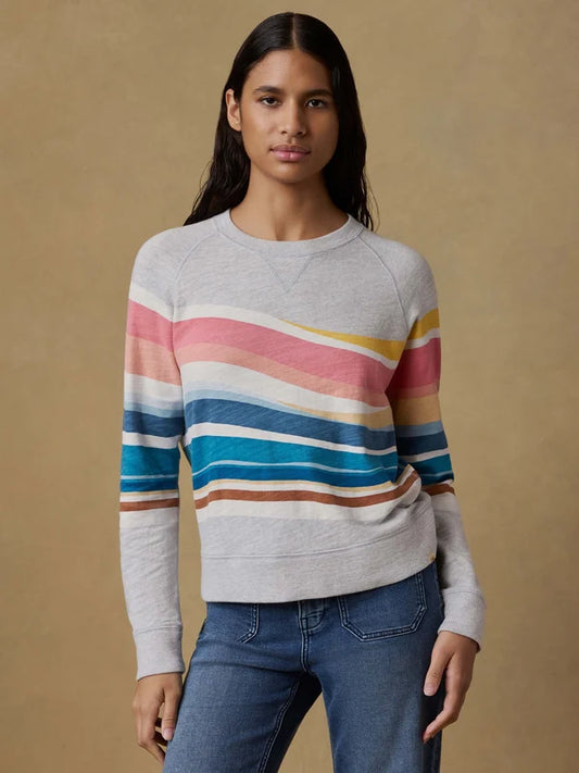 Sunwashed Slub Crewneck