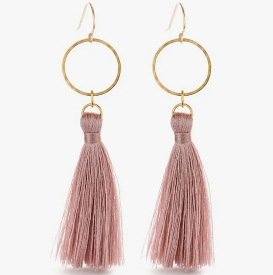 Tassel w/ Ring Earrings