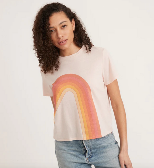 Graphic Triblend Crop Tee