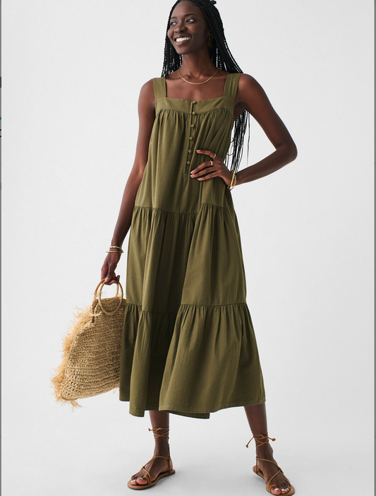 Marina Seersucker Dress