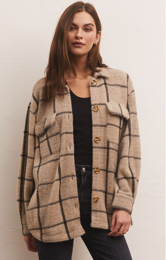 Plaid Trucker Jacket