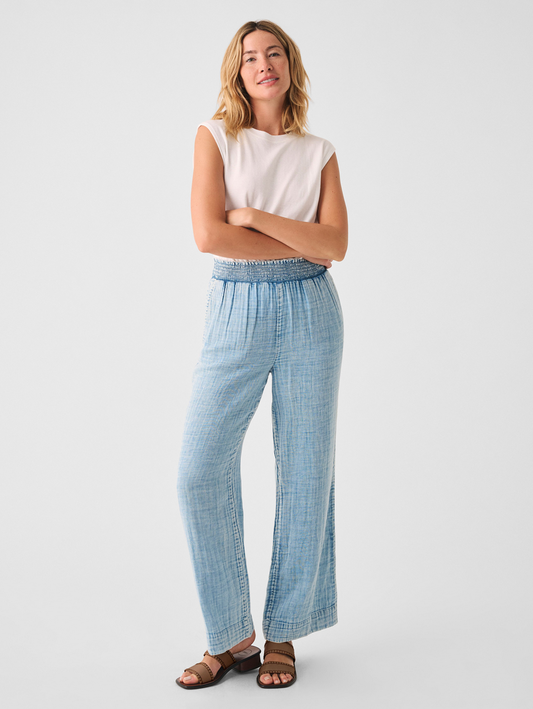 Dream Cotton Gauze Wide Leg Pant