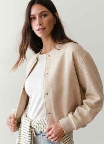 Corbet Quilted Bomber