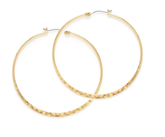 1.5" Hammered Hoops