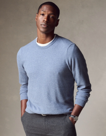 Cotton Cashmere Sweater Tee