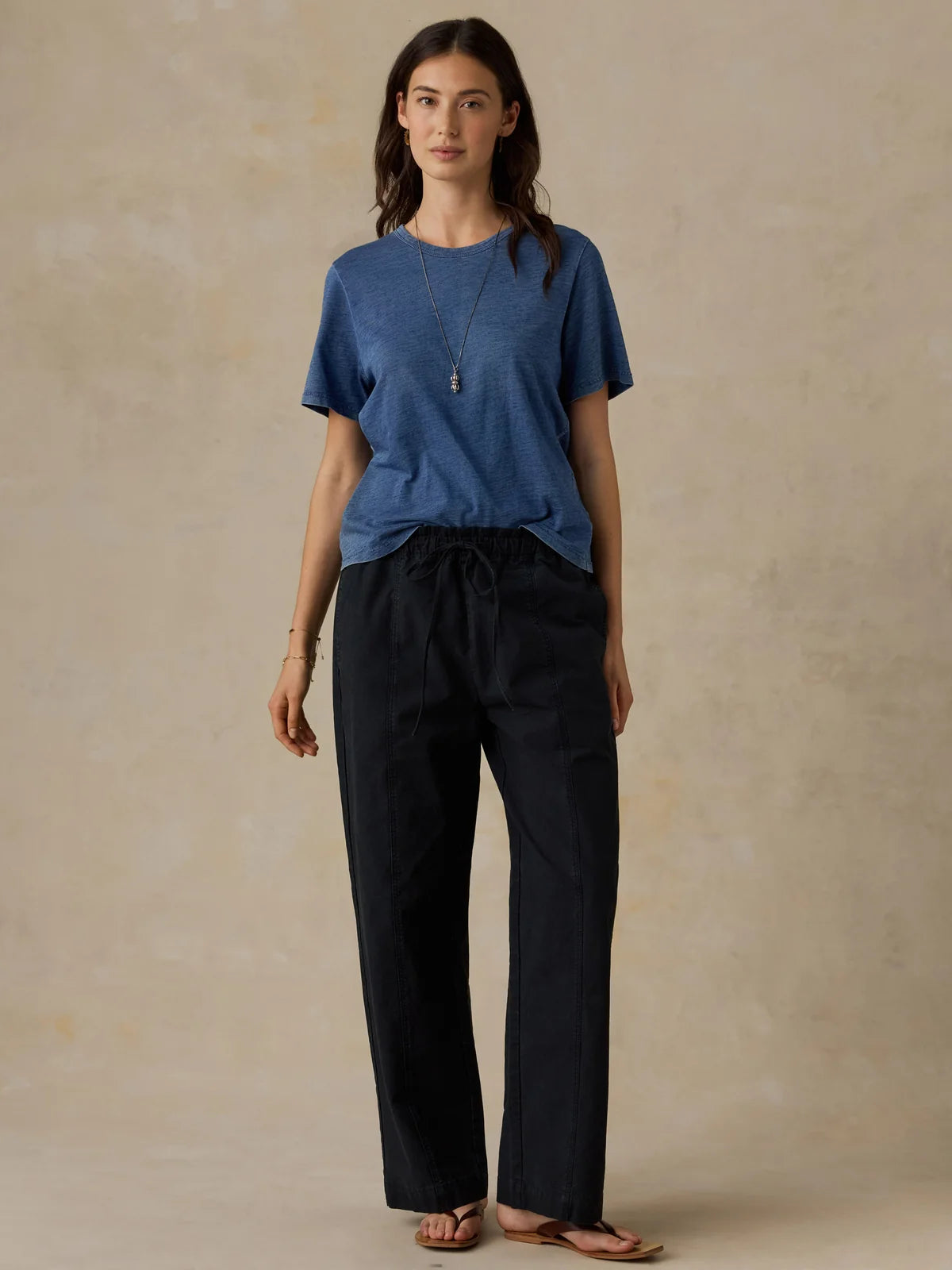 Cotton Twill Drawstring Pant