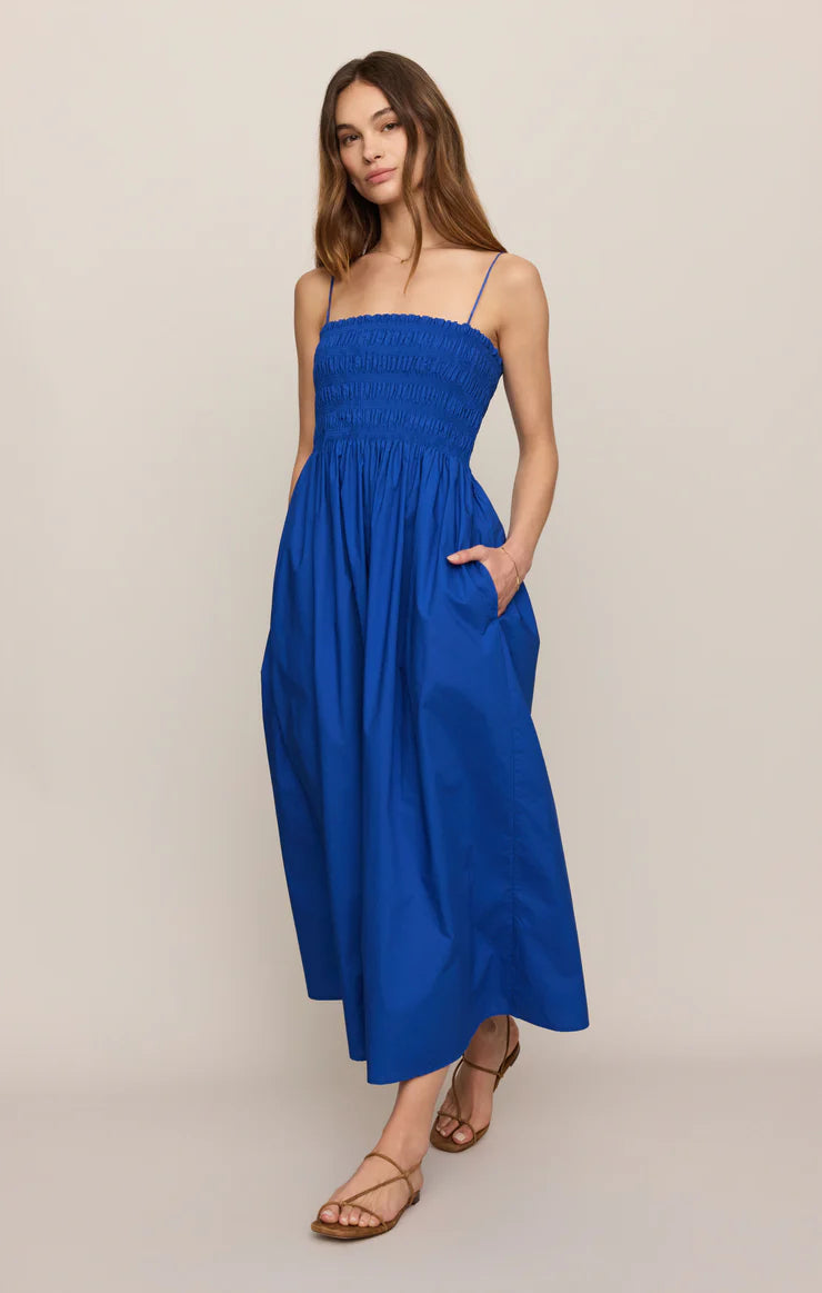 Cornelia Poplin Midi Dress