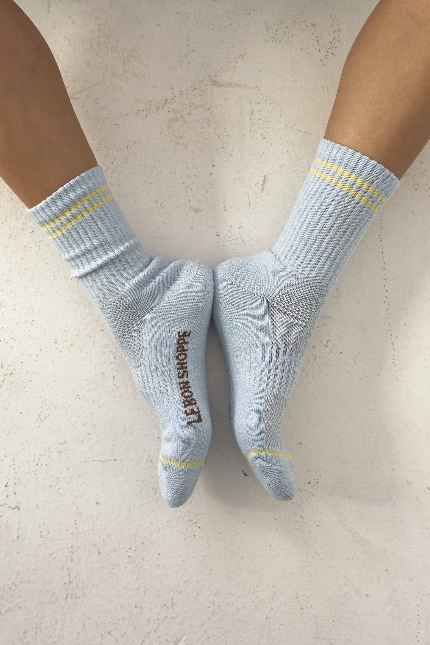 Boyfriend Socks (wholesale): Pastel Sky