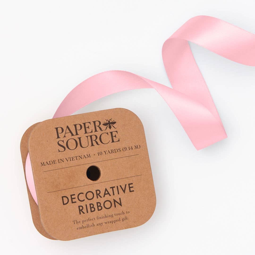 Satin Ribbon 1" Width: Jade