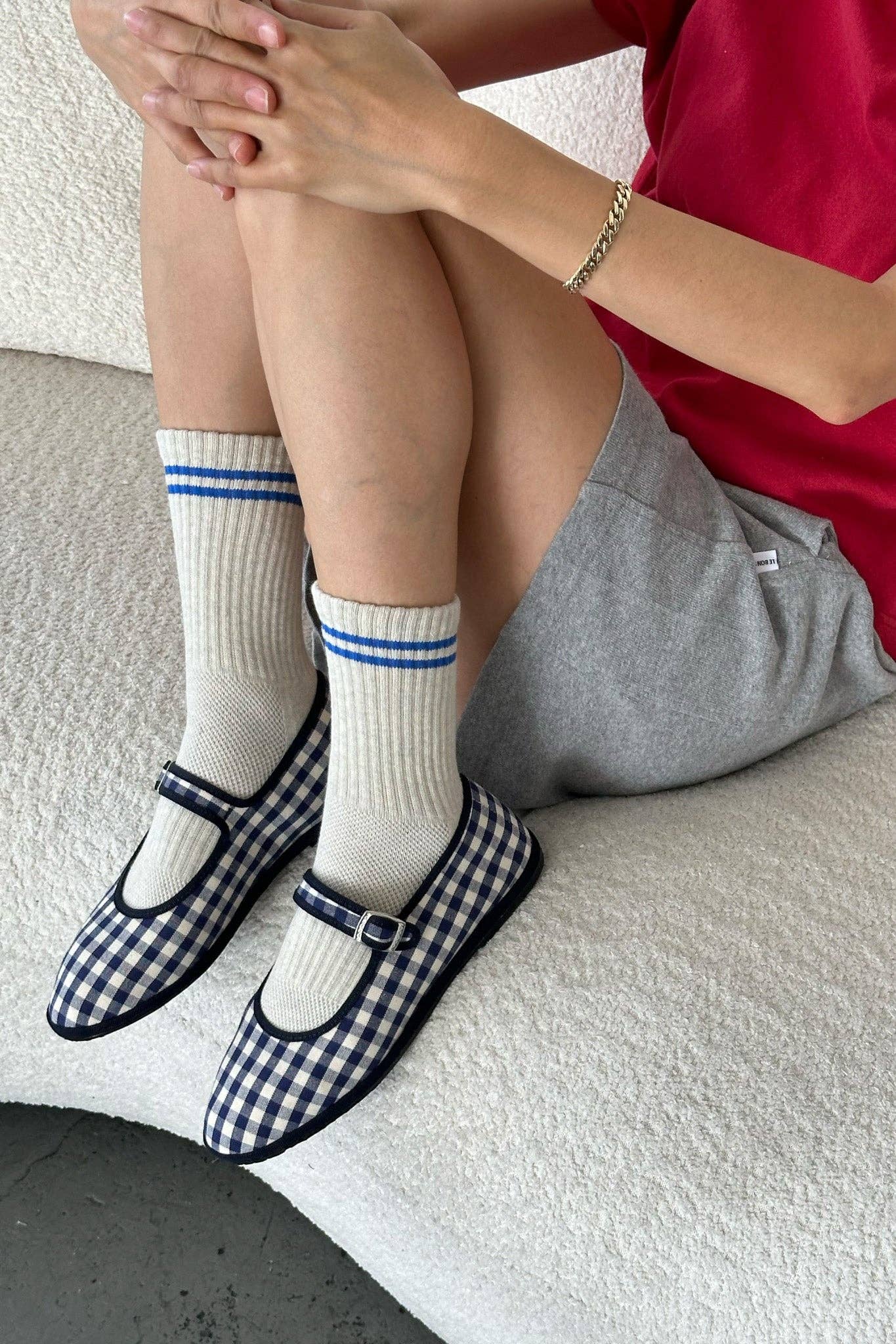 Boyfriend Socks (wholesale): Pastel Sky