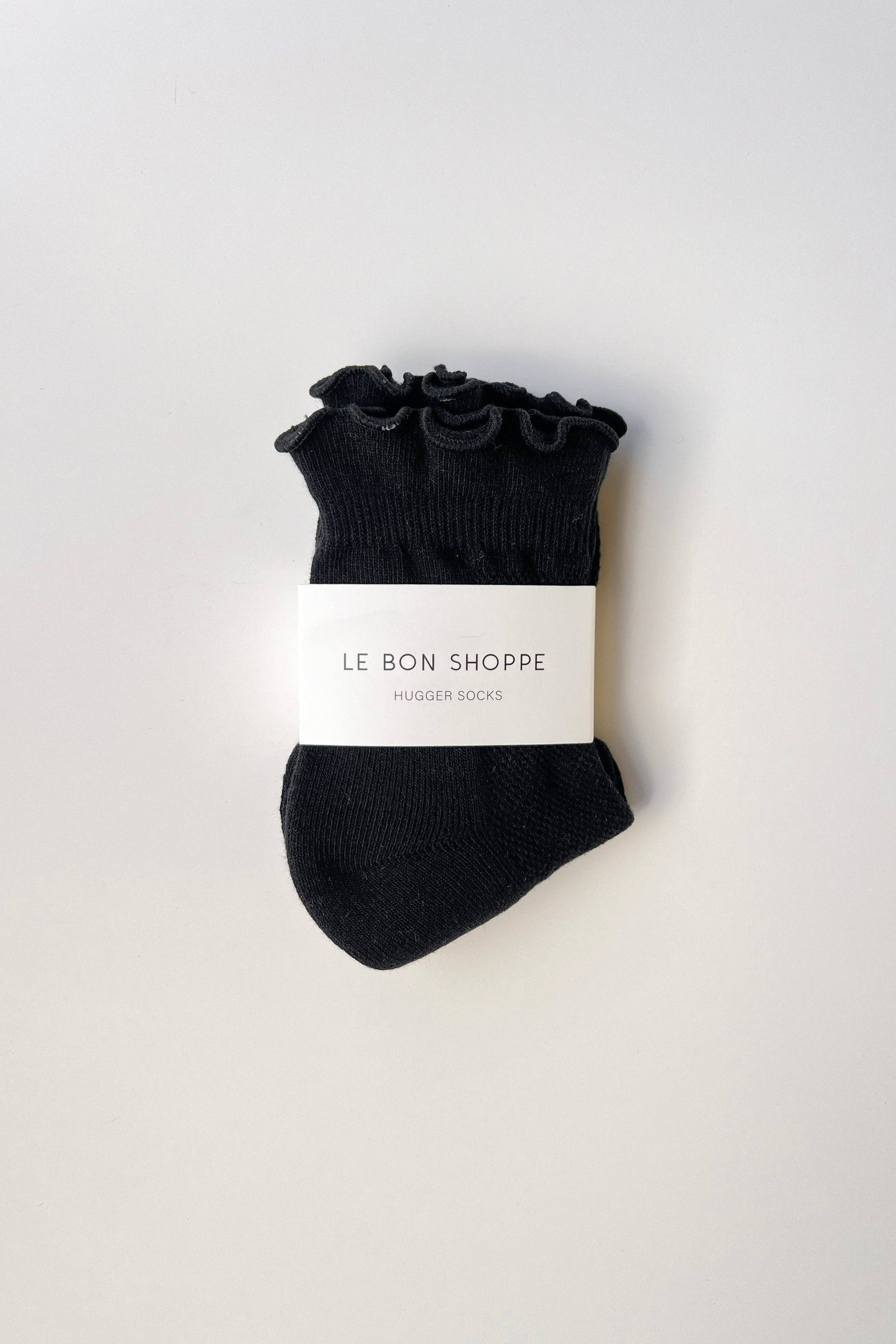 Ruffled Hugger Crew Socks  (Wholesale): BANANA CREAM / RED
