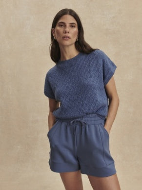 Manae Pointelle Knit Top